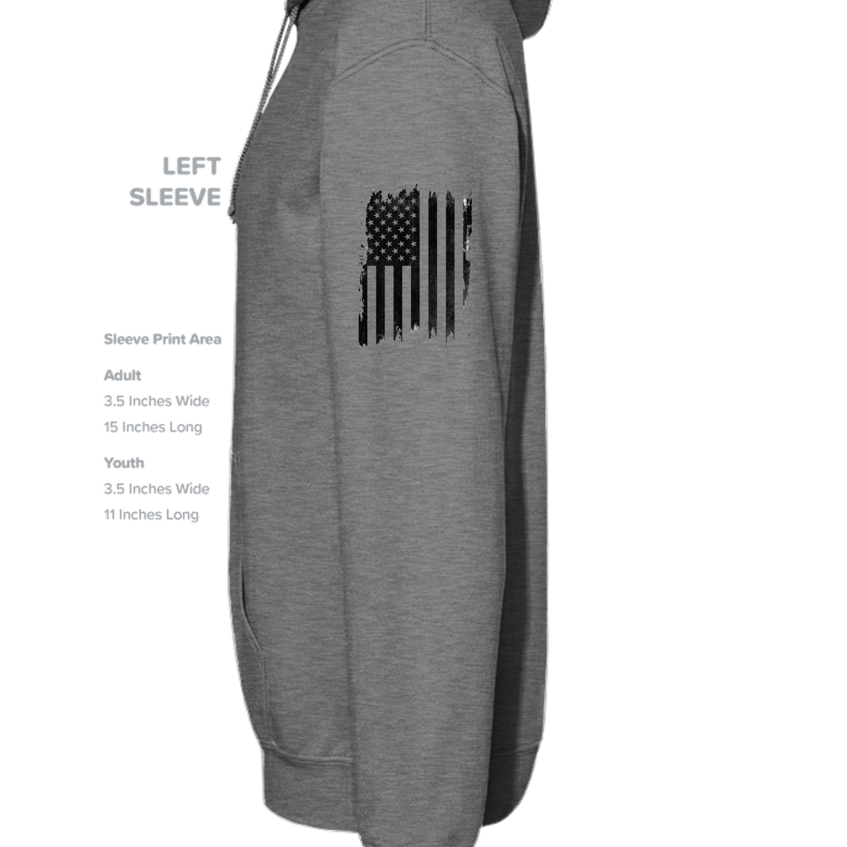 GRAPHITE HEATHER - G185B - SLEEVE_LEFT