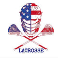 Red White & Blue Lax Helmet and Sticks – UV DTF PermaSticker